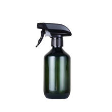 250Ml 500Ml Transparent Black Green Amber Water Detergent Plastic Pet Spray Bottle With Pump Trigger Sprayer